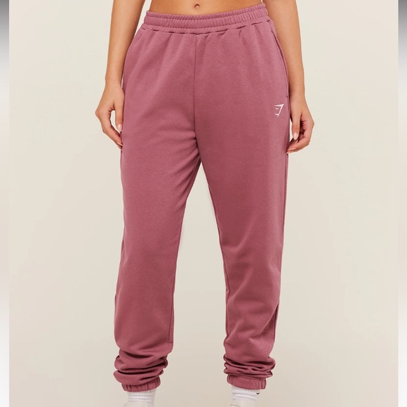 Gymshark Pants - Gymshark Pink Training Fleece Joggers